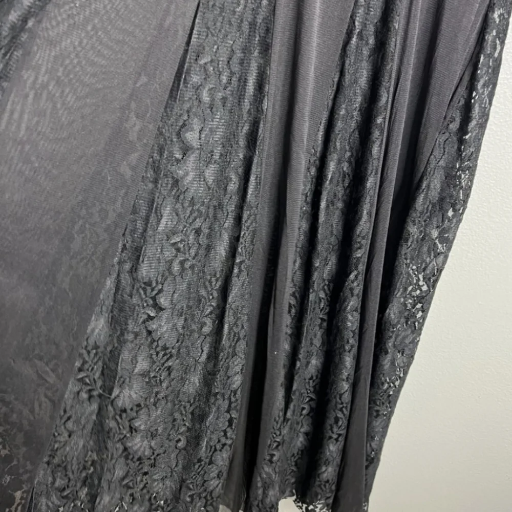 Witchy Gothic Lace Slip Maxi Dress We Are HAH Free People - Picture 5 of 11